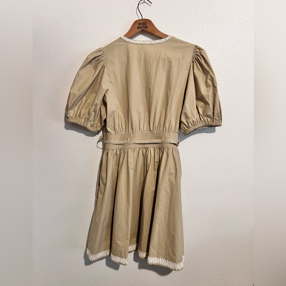 Ulla Johnson Wilda Embroidered Puff-Sleeve Mini Dress - Picture 13 of 16